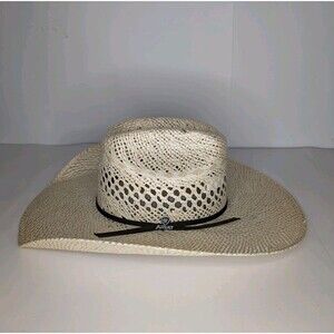 NEW Ariat Twisted Weave Straw Cowboy Hat A73150 Size 7 1/8 Western Rodeo Ranch
